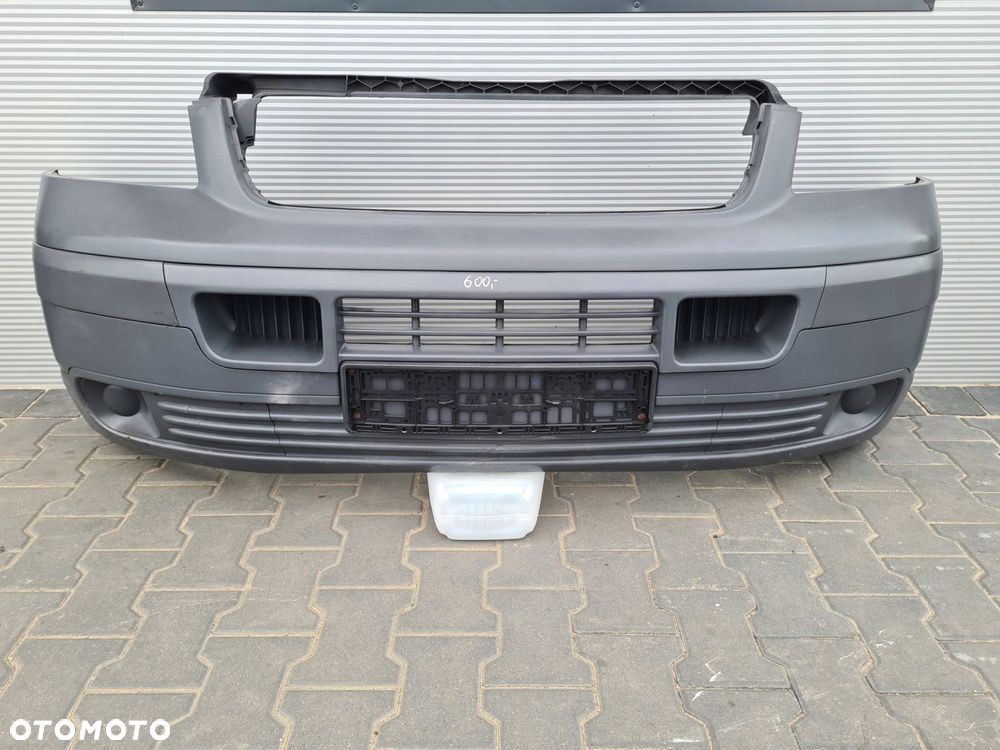 VW T5 TRANSPORTER zderzak przód czarny STRUKTURA