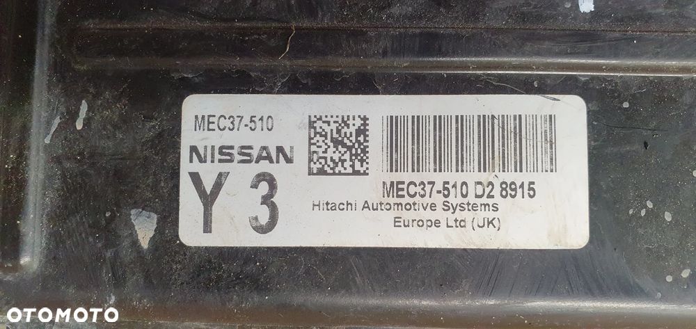 Komputer sterownik silnika Nissan Note E11 1.4 16V MEC37-510 - 5