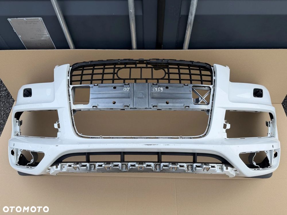ZDEZRAK PRZÓD AUDI Q7 4L0  S-LINE 2009-2015 ORYGINAŁ + KRATKA DOLNA - 1
