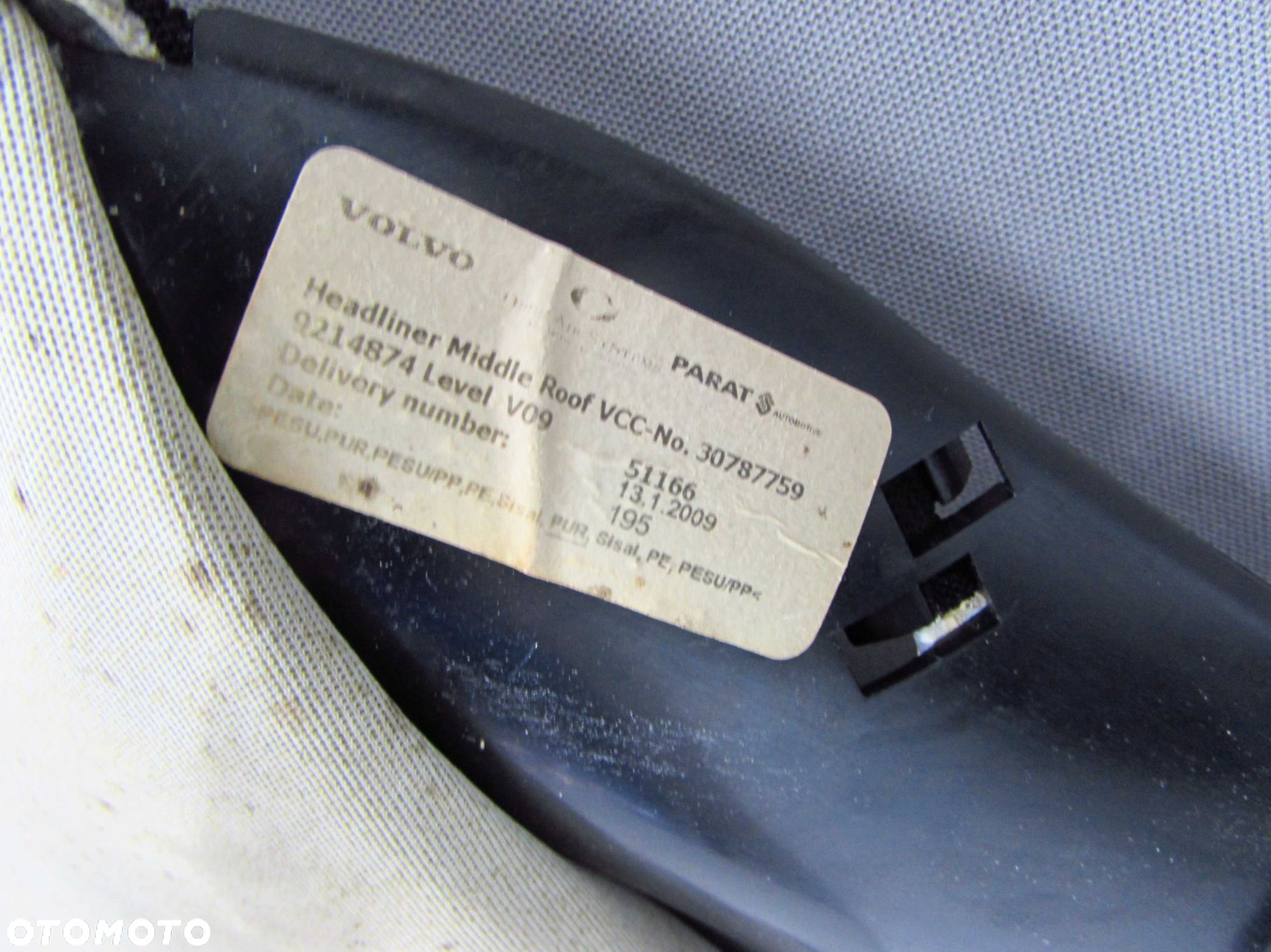 VOLVO C70 II CABRIO 06-13 DACH SRODKOWY 30787759 477 - 7