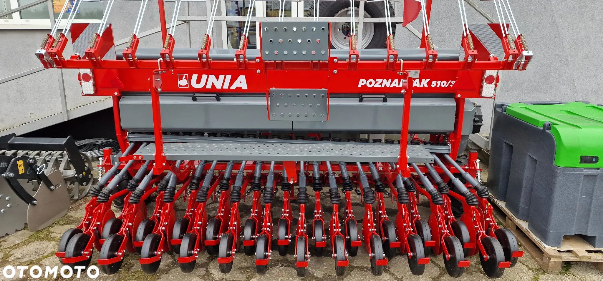 Unia Poznaniak 510/3D Najnowszy model 2024, siewnik zbożowy talerzowy z kółkami kopiującymi - 1