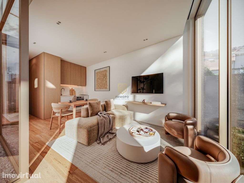 Apartamento T0 de luxo em Matosinhos com 33m2 - Grande imagem: 2/18