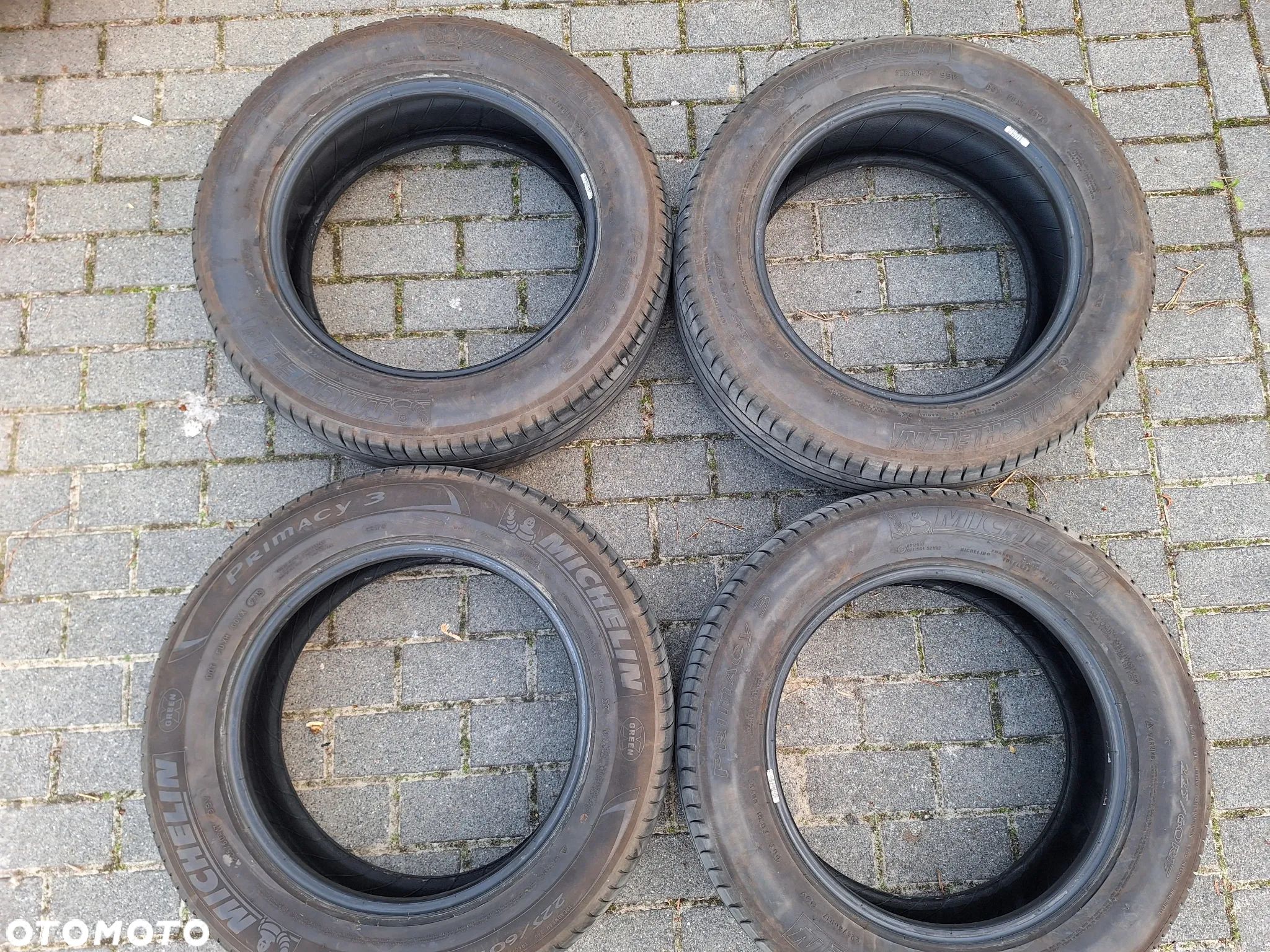 4 szt. opon letnich Michelin primacy 3, rozmiar 225/60/R17, outback - 1