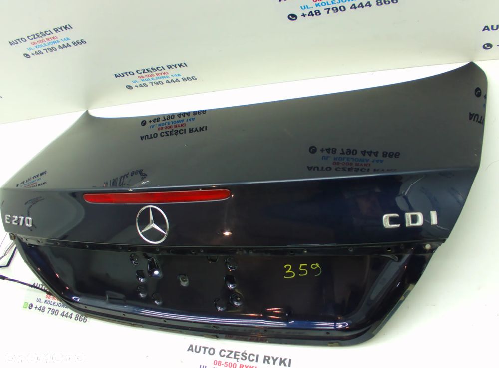Mercedes E Klasa W211 sedan Klapa bagażnika 359 - 1