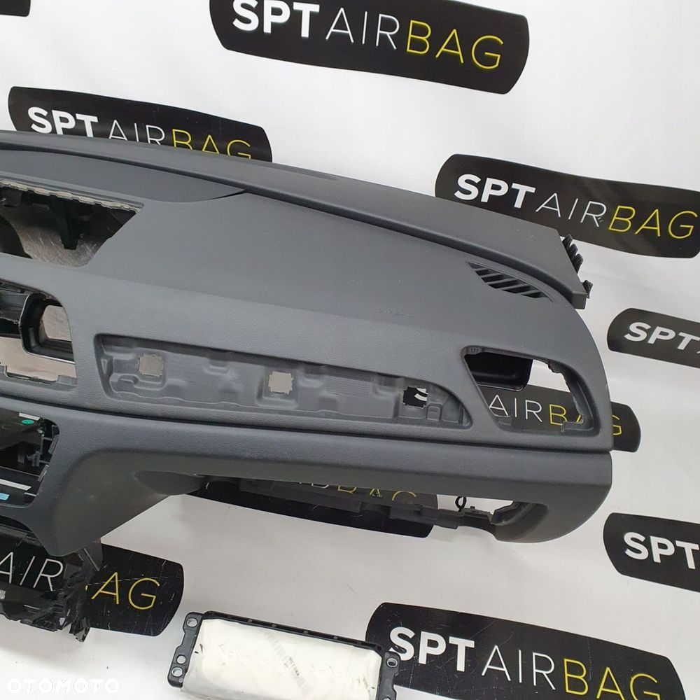 AUDI Q3 8U DESKA ROZDZIELCZA KONSOLA KOKPIT PULPIT PODUSZKI AIRBAG AIR BAG PASY KIT SET - 4