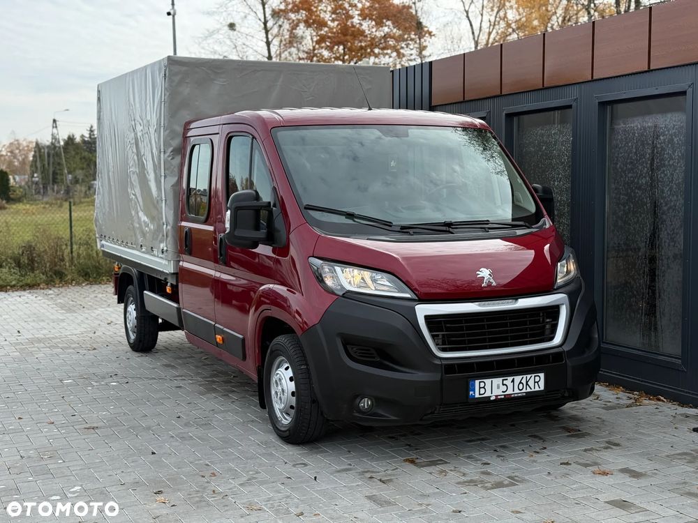 Peugeot Boxer 2.2 HDI / 123.900KM 2020R / Doka Brygadówka Podwójna Kabina 7-osobowa / Bezwypadkowa - 3