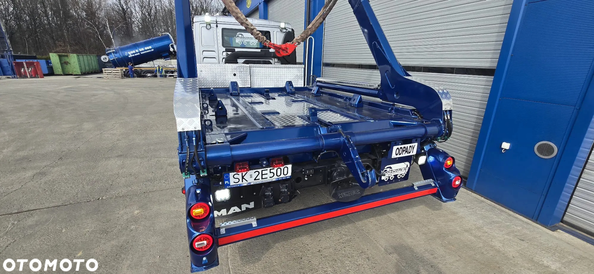 MAN TGL 12.250 bramowiec MEILLER AK 7 NT import Niemcy specjalny - 14