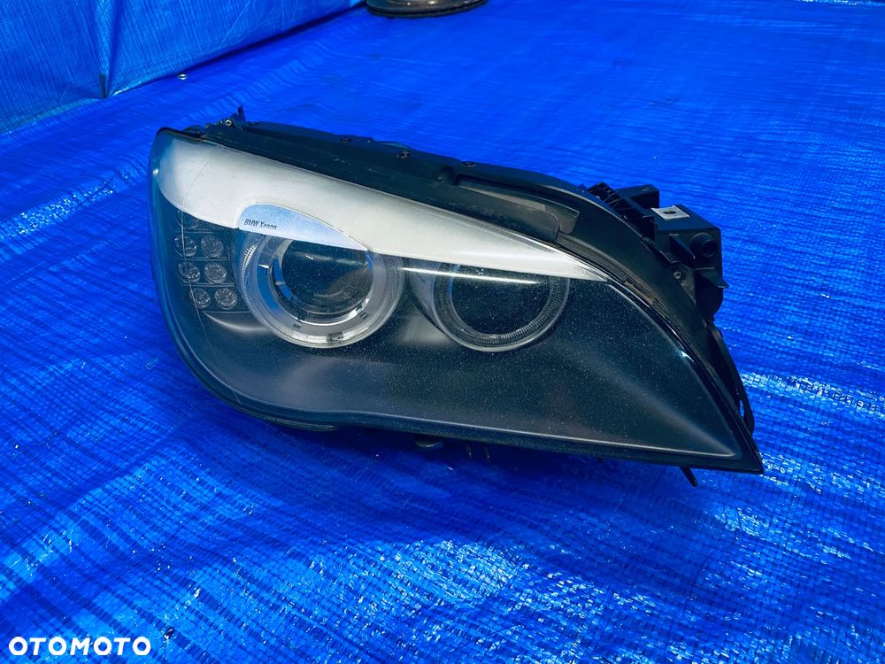 REFLEKTOR LAMPA LEWA PRAWA LEWY PRAWY PRZÓD PRZEDNIA XENON KSENON BI-XENON NIESKRĘTNY BMW 7 F01 F02 PRZEDLIFT 11R ; 7182140 7182139  61337182140 61337182139 ORYGINAŁ EUROPA - 4
