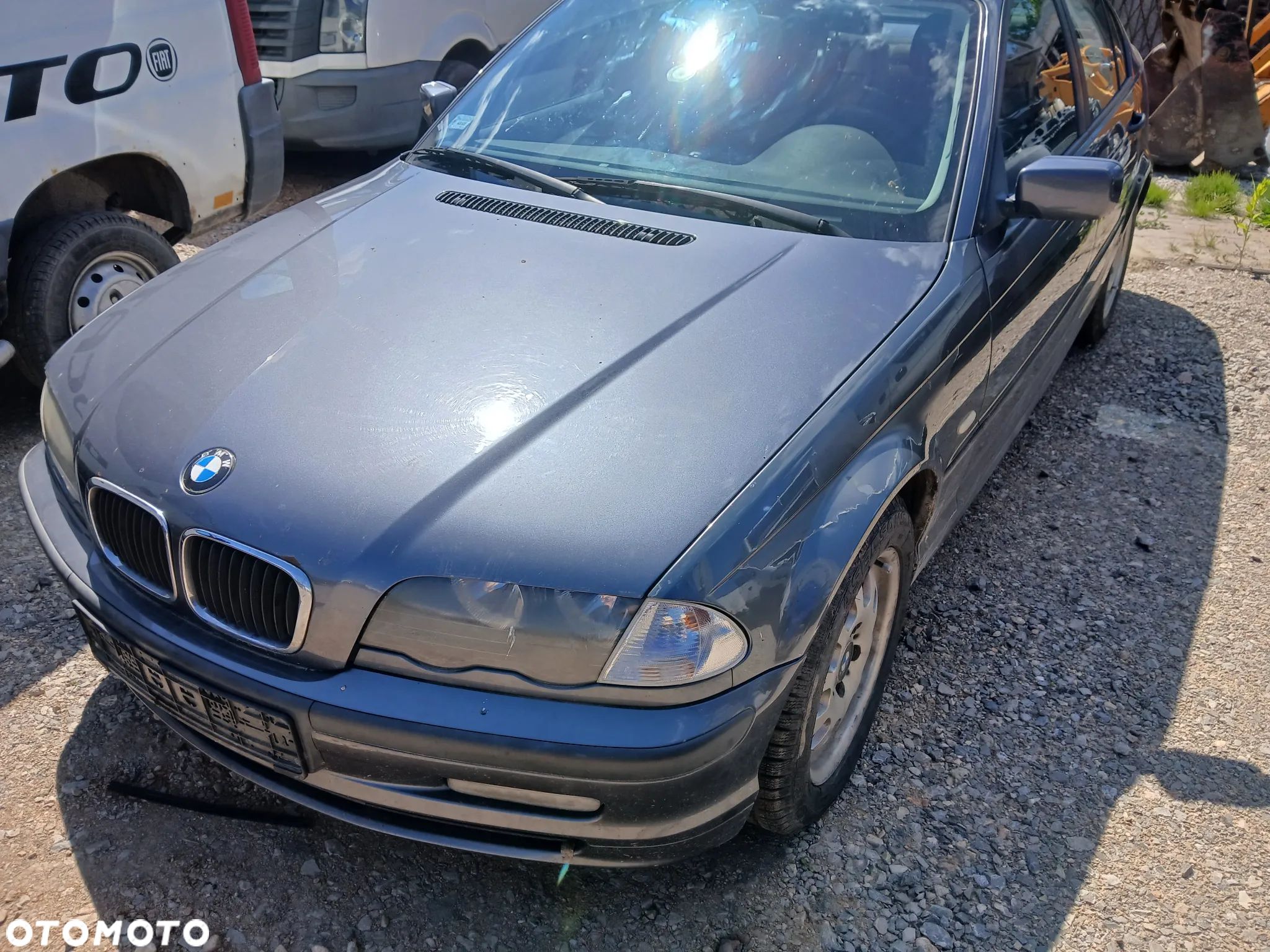 bmw E46 sedan  fotel fotele kanapa deska kokpit podsufitka boczek boczki klamka podłokietnik licznik - 1
