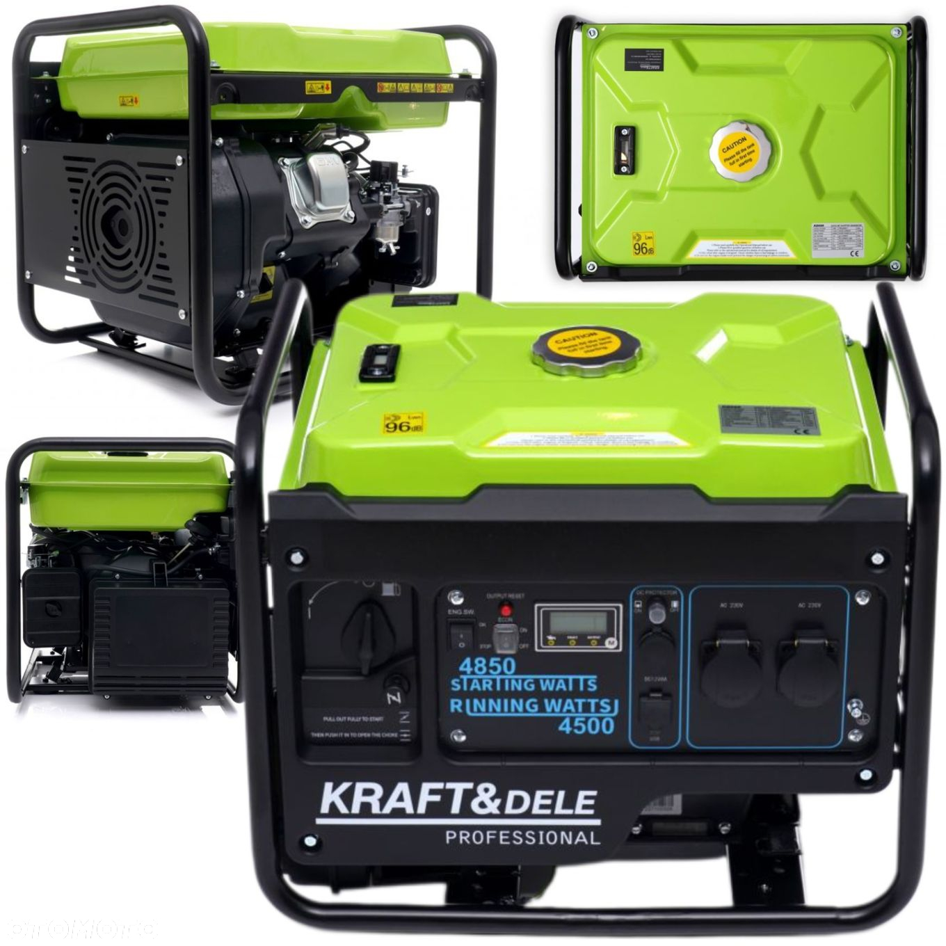 AGREGAT PRĄDOTWÓRCZY INWERTOROWY 4,5kW / 4,85kW BENZYNA KRAFTDELE KD688 - 14