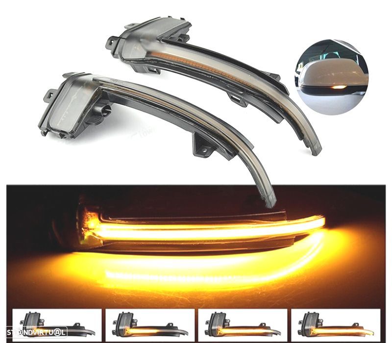 PISCAS LED DINAMICO DE ESPELHO LED AUDI A4 B8.5 11-16 A5 B8.5 10-16 A3 8P B8.5 10-13 - 1