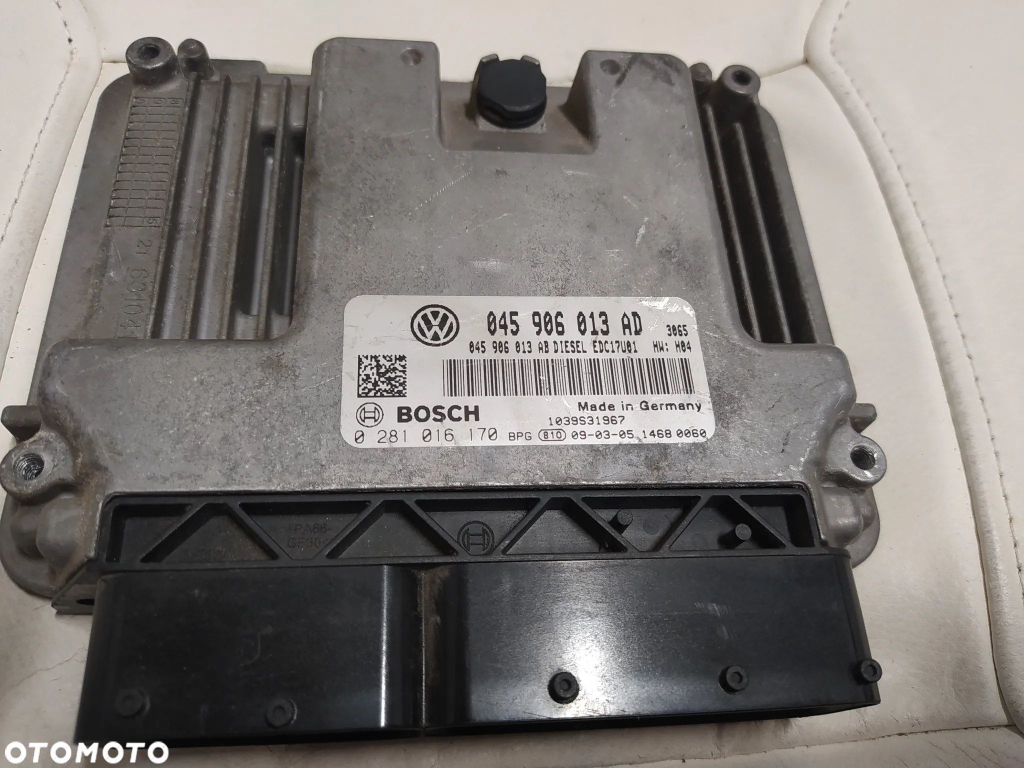 KOMPUTER STEROWNIK SILNIKA ECU SEAT IBIZA IV 1.4 TDI 045906013AD / 0281016170 - 6
