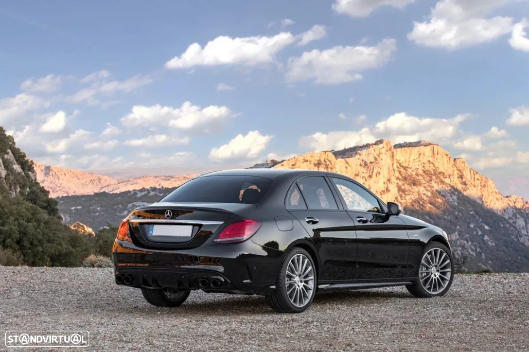 Difusor com Ponteiras Mercedes C W205 (2014 a 2020) Look 43 - 12