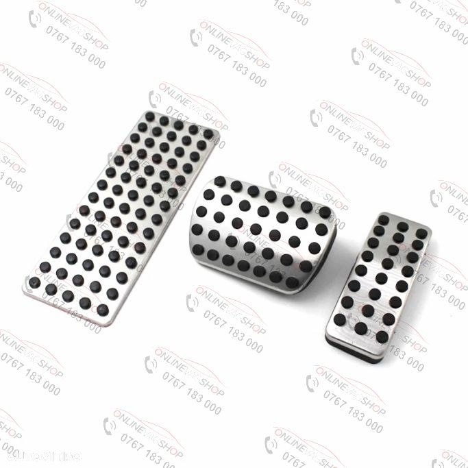 Pedale inox Mercedes A, B,C,E,CLA, GLA, M, GLE transmisie automata - 2