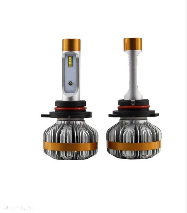 Set 2 LED Auto H7 50W CANBUS 6000 Lumeni 6500k Z7