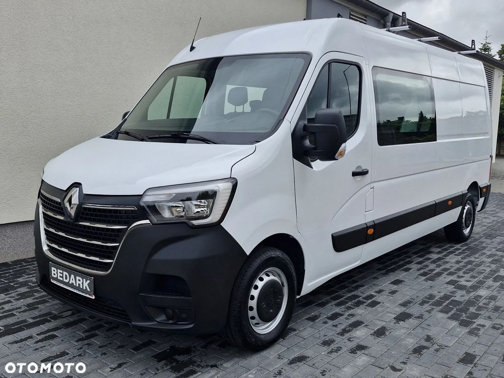 Renault Master, L3H2, BRYGADÓWKA, 7 miejsc, DOKA, nawigacja, hak, klima - 3
