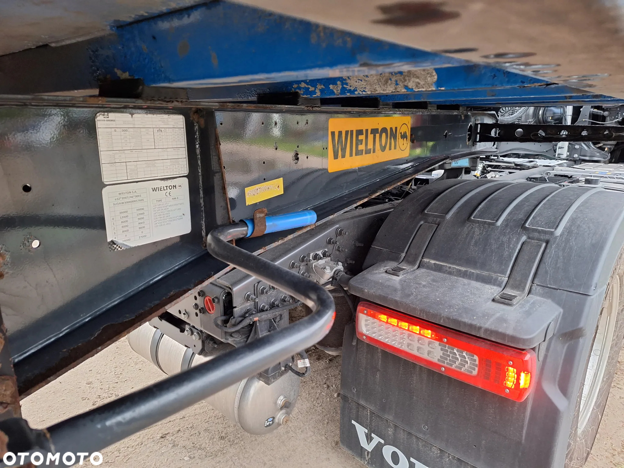 Wielton WYWROTKA 50m3 KLAPO-DRZWI SAF INTRAX TARCZA 5700KG - 13
