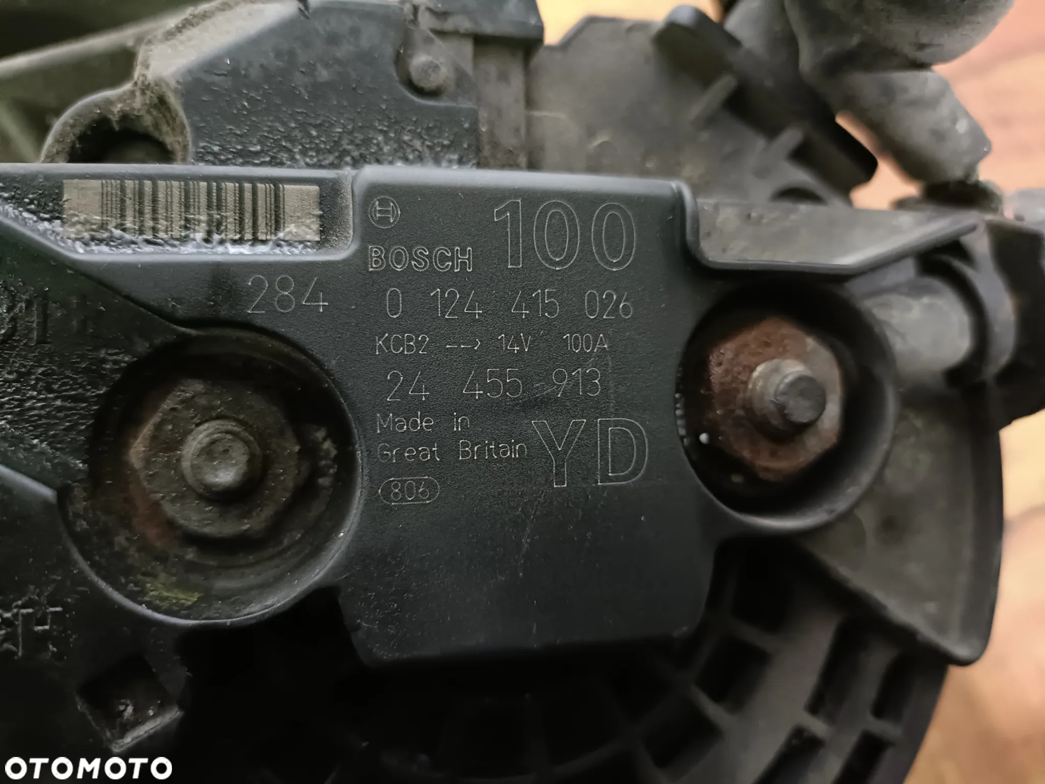 OPEL VECTRA C 02-08 2,2 B alternator BOSCH 0124415026 * - 5