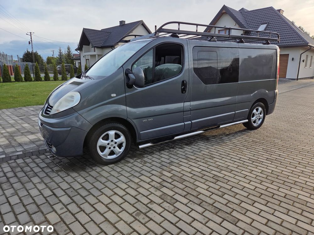 Renault TRAFIC LONG KLIMA TEMPOMAT ORYGINAŁ DUBEL KABINA ZADBANY FULL OPCJA DOPOSAŻONY - 1