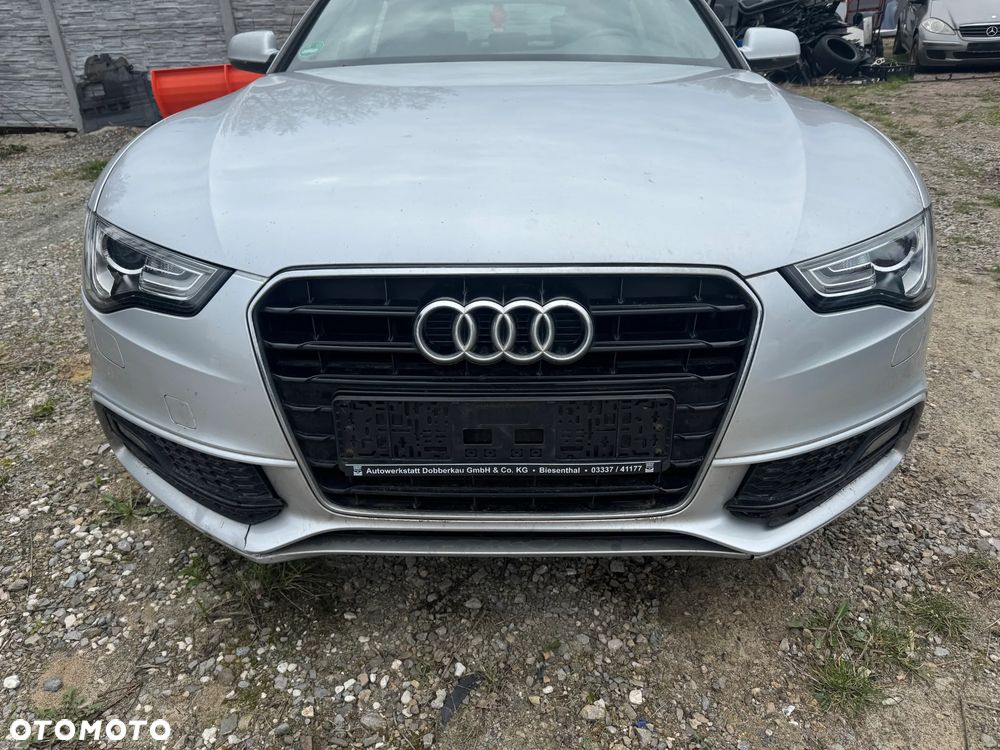 PRZÓD KOMPLETNY ZDERZAK PAS MASKA BŁOTNIK XENON AUDI A5 8T LIFT LX7W S LINE - 2