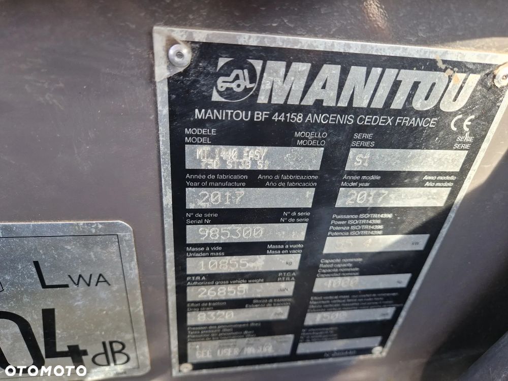 Manitou MT 1440 jak JCB 540-140 P609 - 9