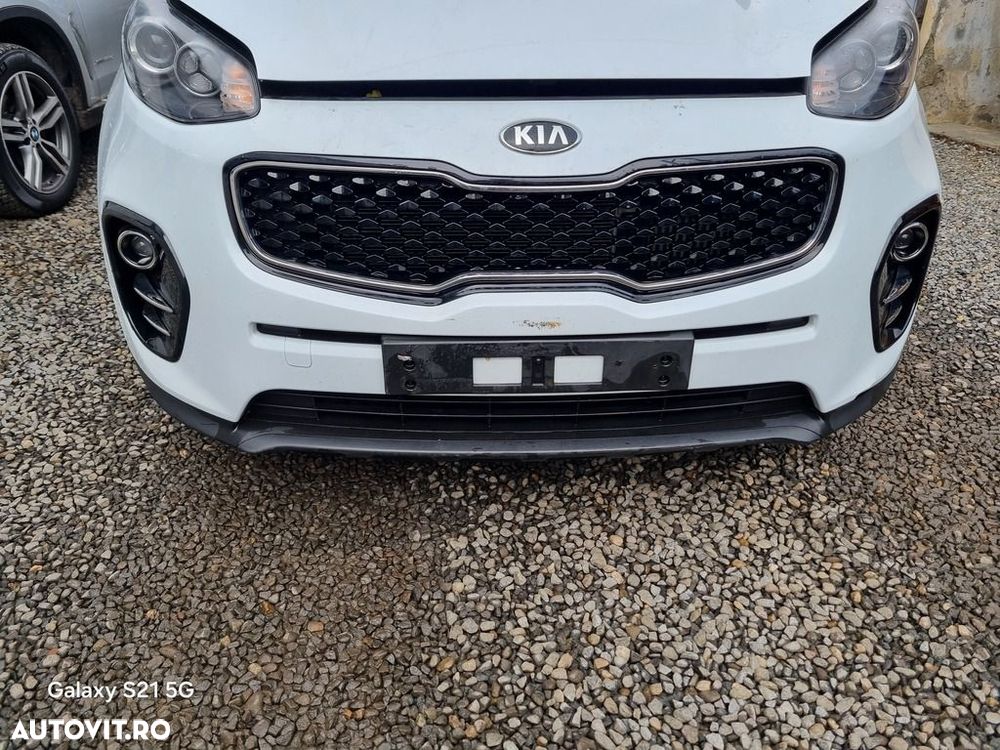 Bara fata Kia Sportage IV 2016 - 2018 CASA WHITE WD (1405) model fara spalatoare far - 1