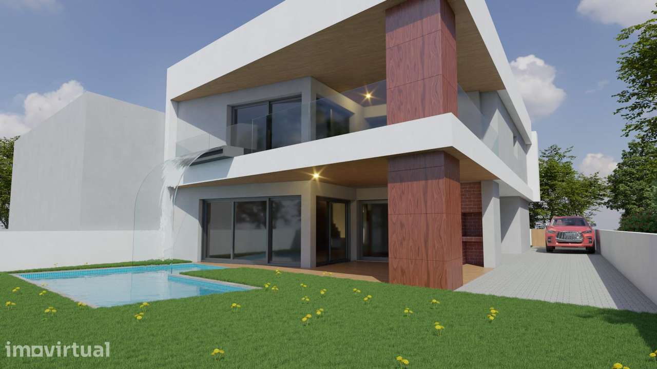 Terreno urbano de 346m² em Alhandra com projeto pronto a construir - Grande imagem: 5/7