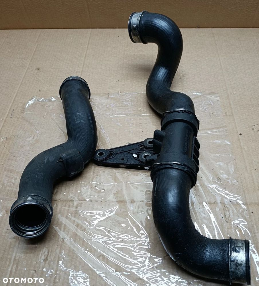 W203 rura intercoolera przewód wąż komplet 2,2CDI C klasa Mercedes A203 520 02 95 - 1