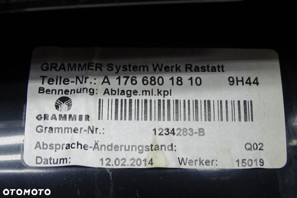 Mercedes CLA W117 A W176 Tunel środkowy Schowek 1766800471 1766801810 1766801250 - 8