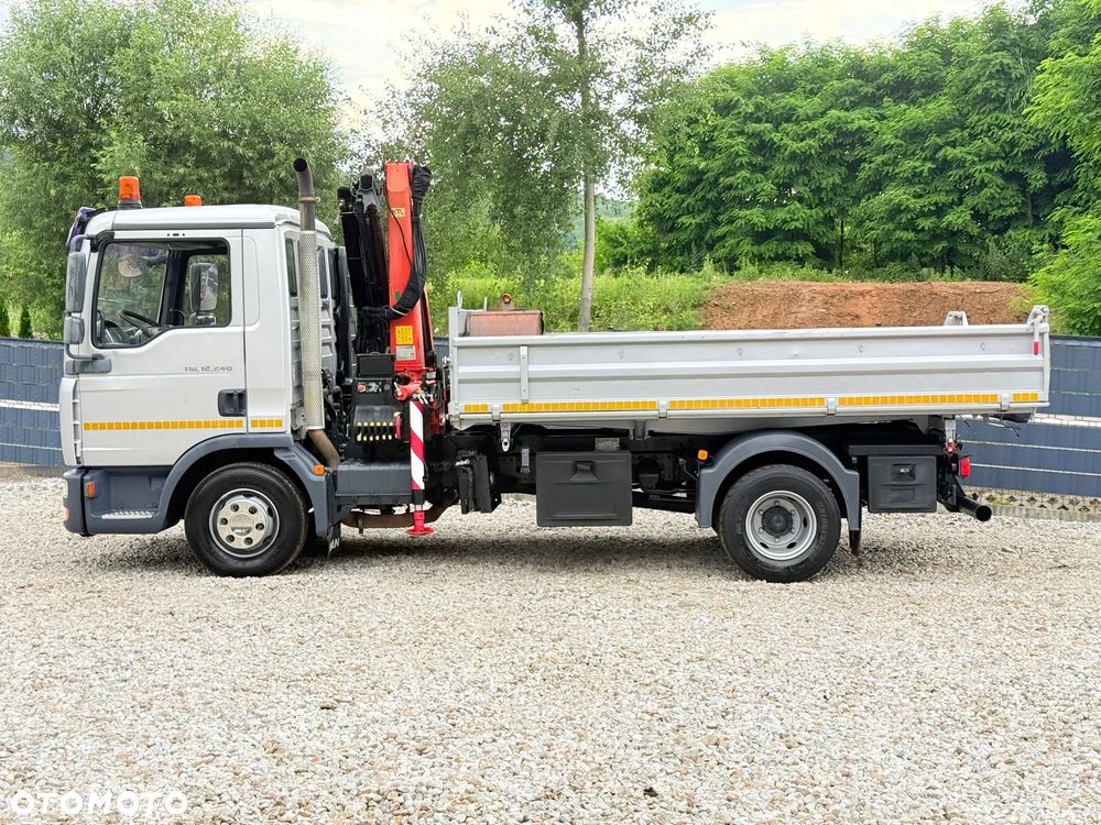 MAN MAN TGL 12-240 Kiper Wywrotka 4x2 Kran PALFINGER PK 12500 BARDZO DOBRY STAN - 10