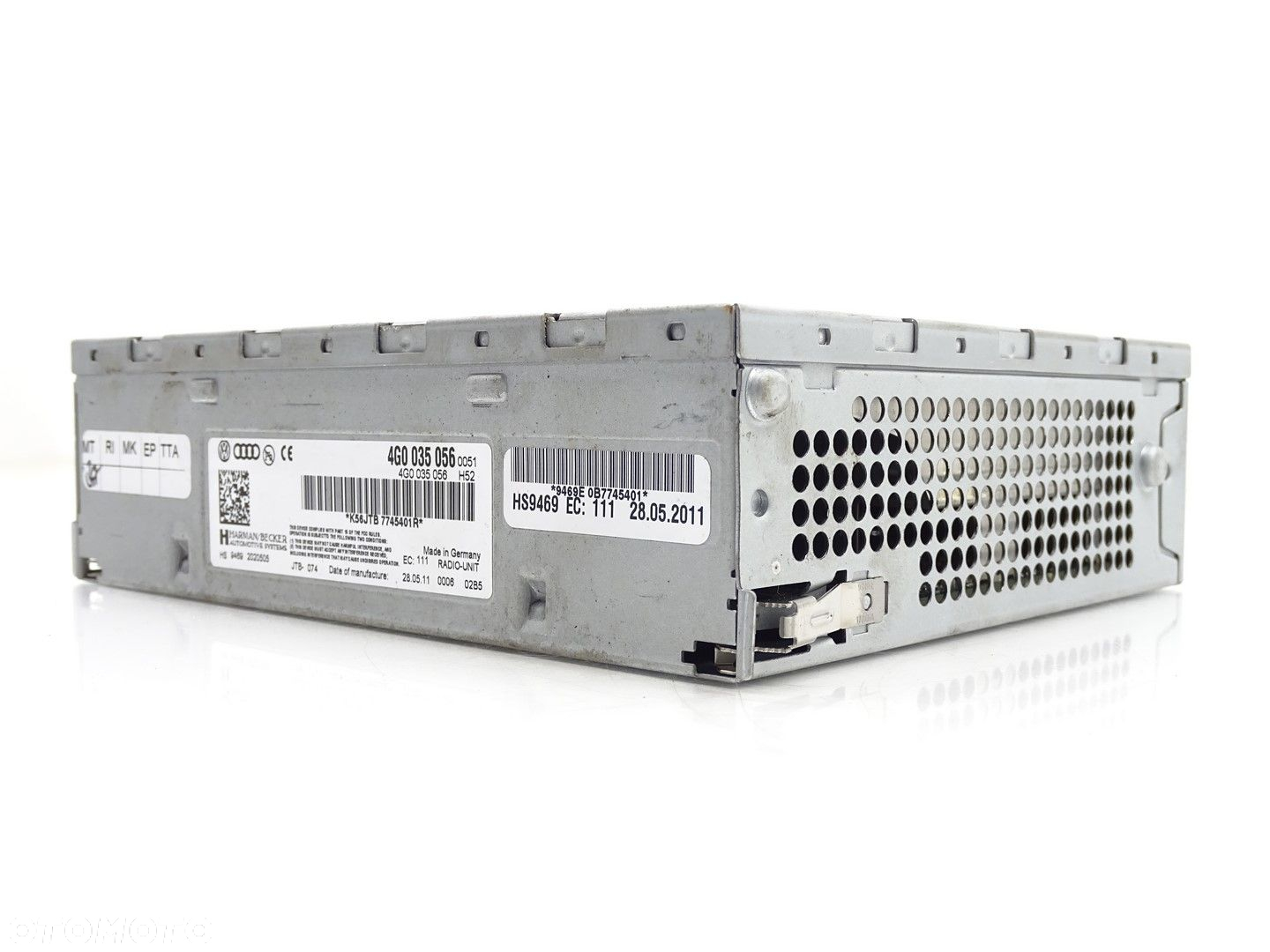 MODUŁ STROWNIK TUNER RADIA RADIOWY HARMAN BECKER AUDI Q7 4L 4G0035056 - 2