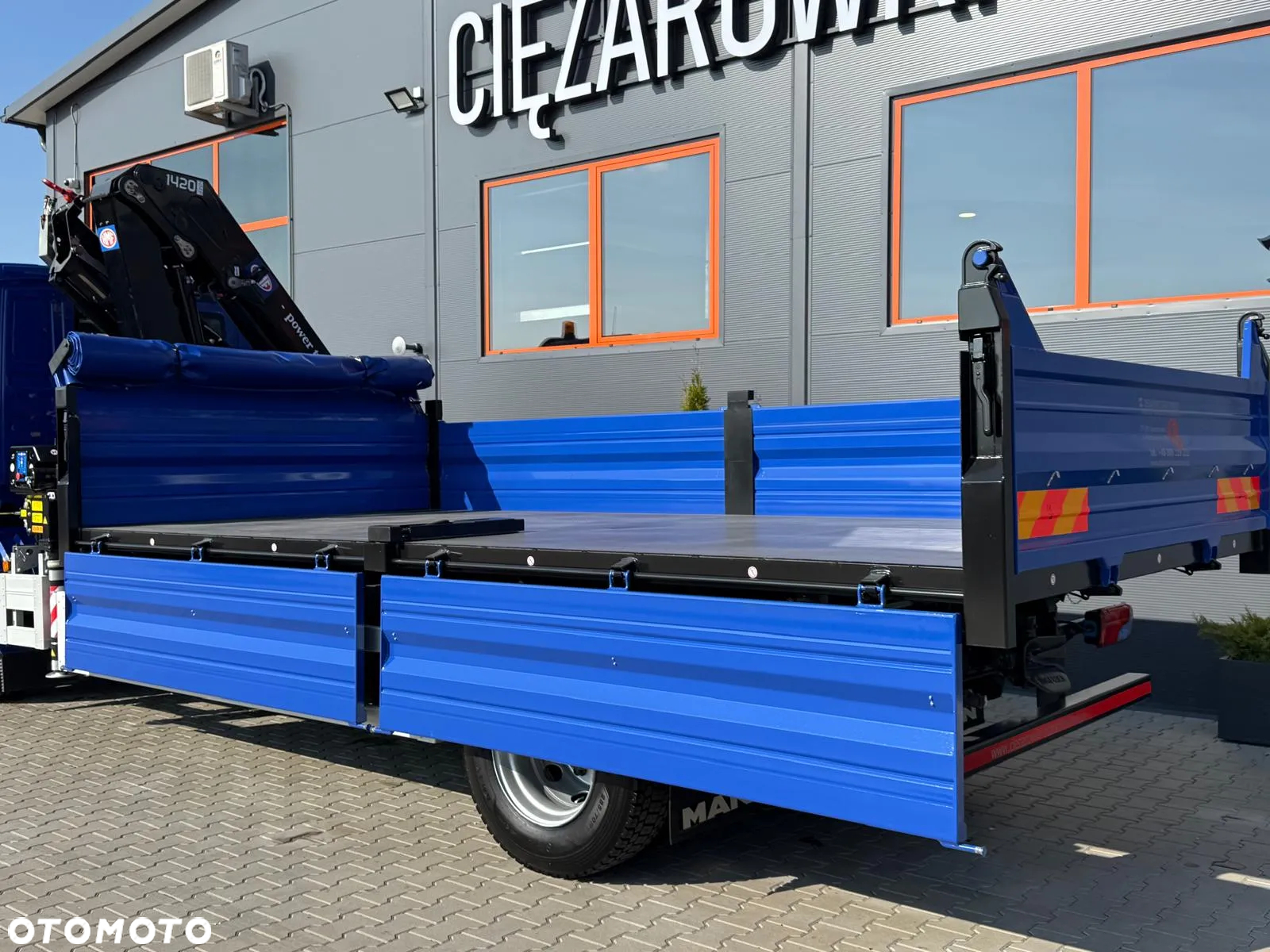 MAN TGM TGL 15.250 / E6 / wywrotka 3-S + HMF żuraw z pilotem / HDS dzwig kran crane kiper kipper - 18