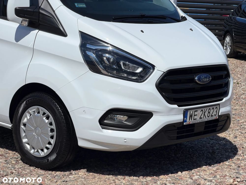 Ford TRANSIT CUSTOM 320L AUTOMAT, DOKA KOMFORT MODEL L2H1 Long Cięż. 5cio osobowy, SILNIK 2.0EcoBlue 170KM Euro-6, DUŻA ŁADOWNOŚĆ 1009kg DMC 3200kg Hak 1850kg ZABUDOWA PAKI! Fabryczna Instalacja 230V, Tempomat aktywny, Automat parkowania, Podgrzewane fotele, Niski przebieg TYLKO 149tys.km! - 14
