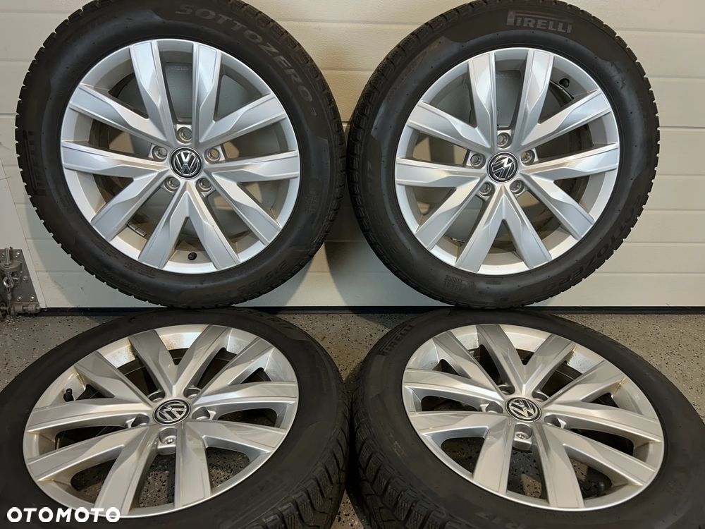 Oryginalne KOŁA FELGI 17 VW Arteon Passat B8 T-ROC Pirelli 215/55R17 7mm jak NOWE - 4