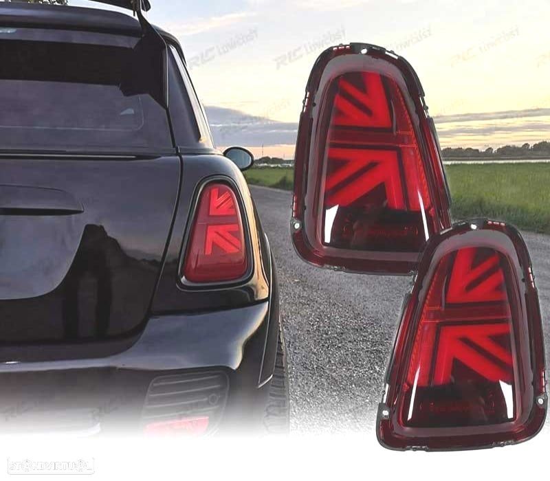 FAROLINS LED MINI COOPER R56 R57 07-13 VERMELHO - 2