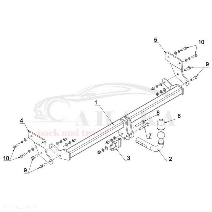 Hak Holowniczy Odkręcany Do Hyundai I30 Cw Kombi Od 2017 - 3