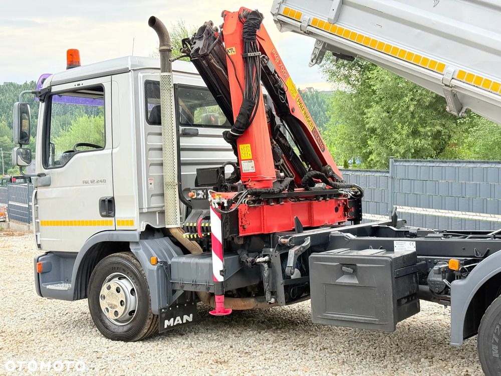MAN MAN TGL 12-240 Kiper Wywrotka 4x2 Kran PALFINGER PK 12500 BARDZO DOBRY STAN - 24