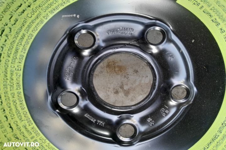 Roata de rezerva R16 T125 / 70R16 T125 / 70R16 Volkswagen VW Golf 7 [ - 3