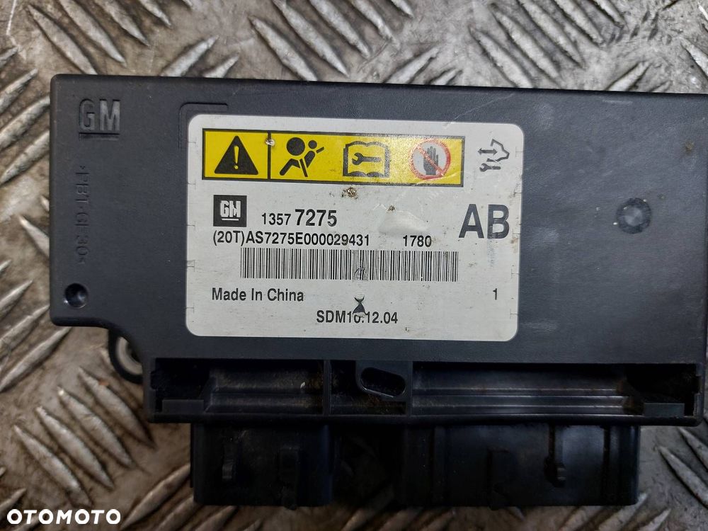 ZESTAW AIRBAG KOKPIT PODUSZKI MODUŁ OPEL MERIVA B 10-13r 13300473 - 6