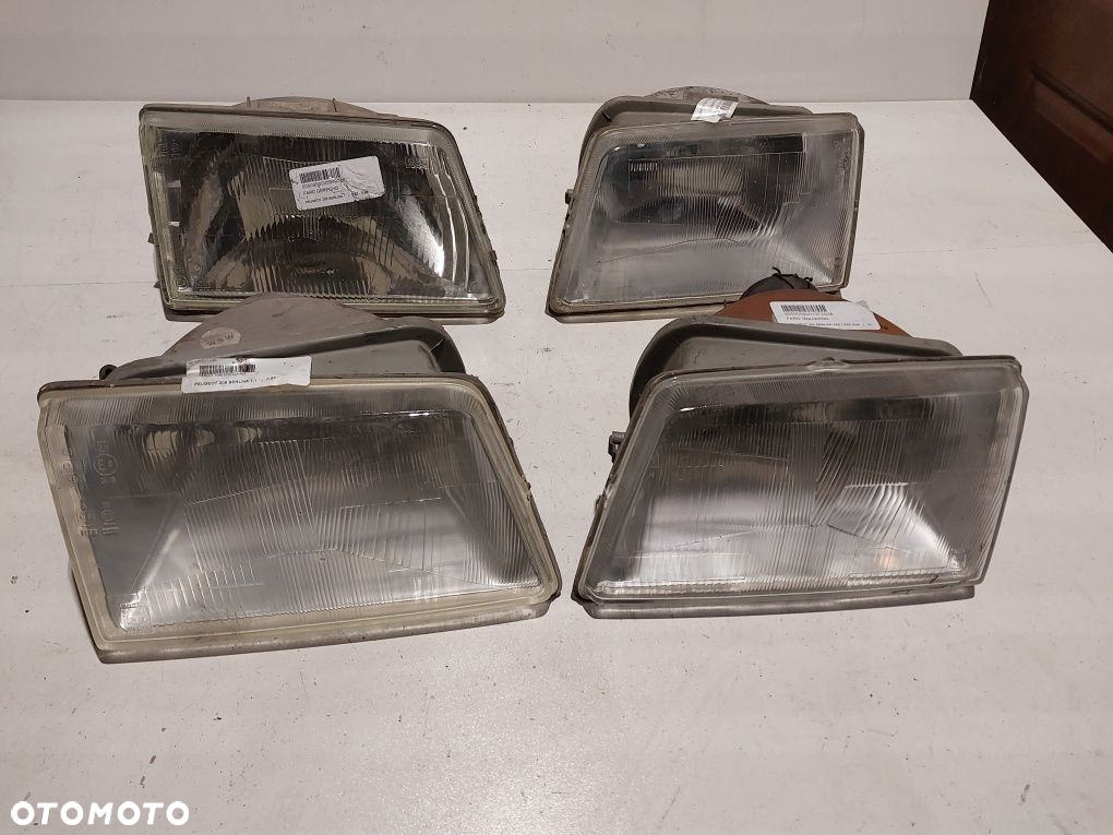 Peugeot 205 lampa przednia przód reflektor prawa lewa prawy lewy - 2