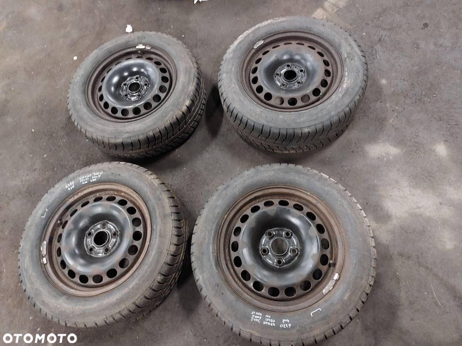 FELGI STALOWE 4 SZT 3C0601027AH 5X112 6,5Jx16 ET42 FI57,1 PASSAT A4 - 1