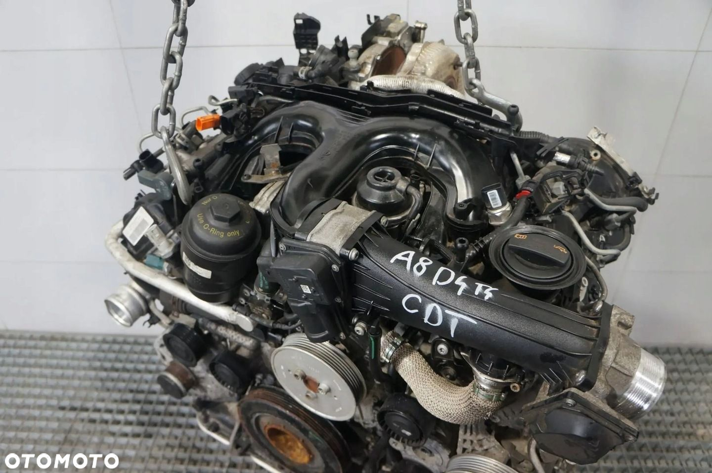 SILNIK KOMPLETNY OSPRZĘT POMPA WTRYSKI AUDI A8 D4 3.0 TDI CDT - 4