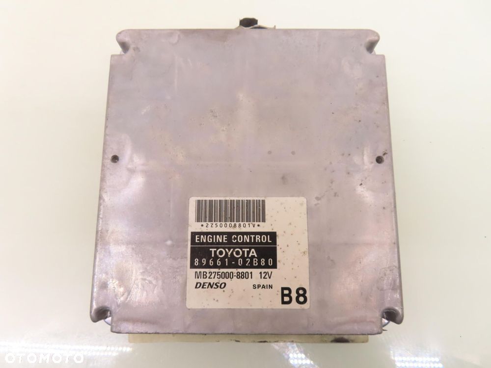 STACYJKA STEROWNIK TOYOTA COROLLA E12 1.6 VVT-i 8966102B80 MB2750008801 - 14