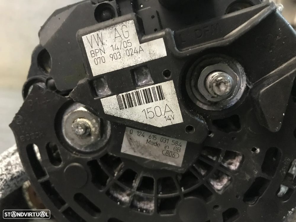 ALTERNADOR VOLKSWAGEN TRANSPORTER T5 2.5TDI 070903014A - 2