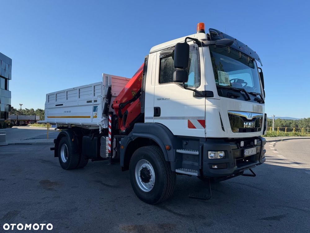 MAN TGM 18.340 4x4 PALFINGER PK 13001 HDS Żuraw Wywrotka - 5