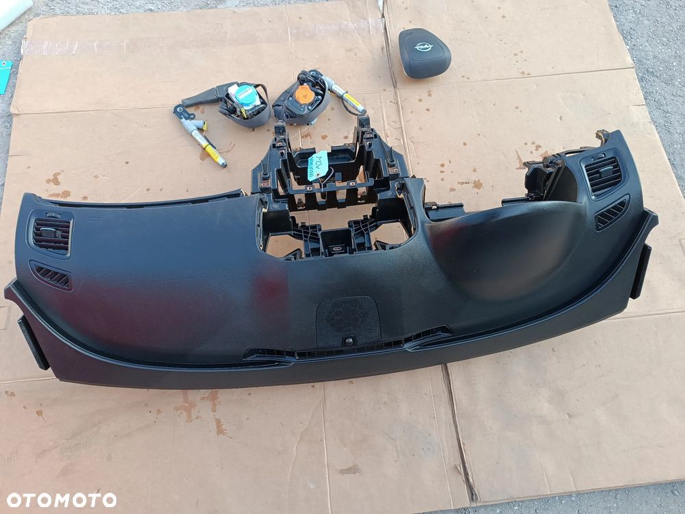 DESKA ROZDZIELCZA KONSOLA ZESTAW AIRBAG PODUSZKI ORYGINAŁ OPEL INSIGNIA A 2012R - 10