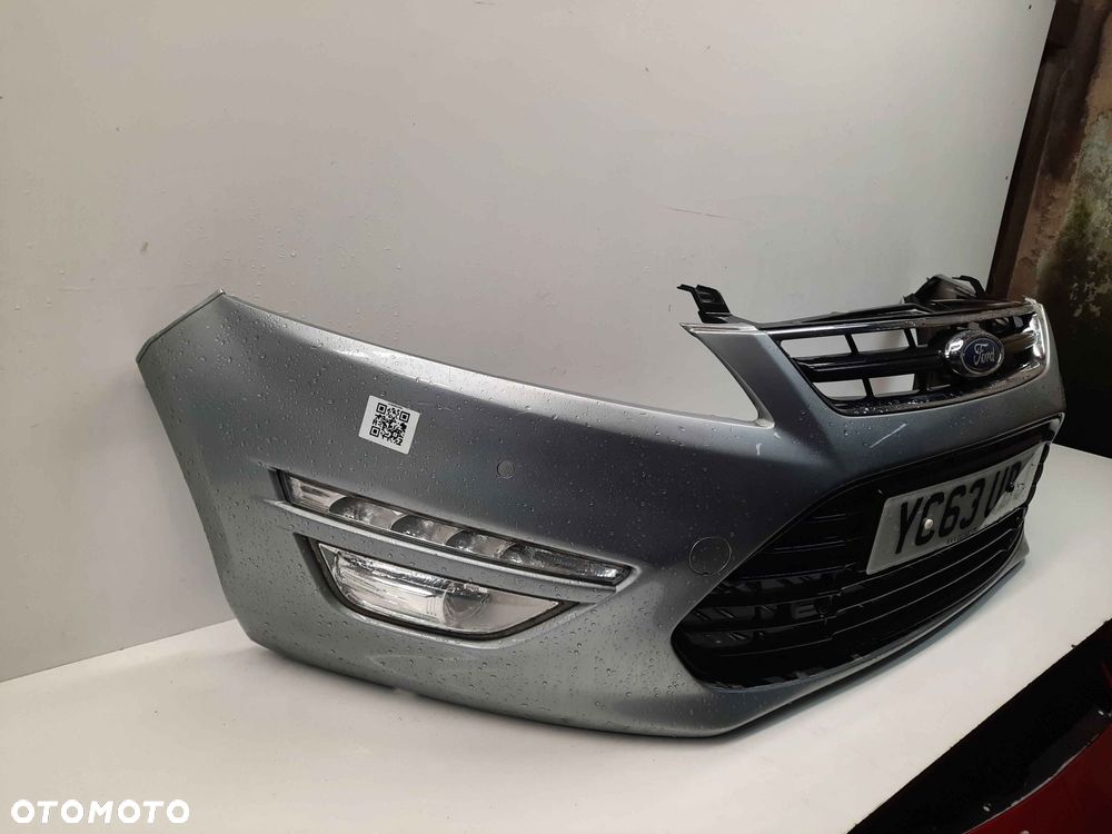 ^ ZDERZAK PRZÓD PRZEDNI FORD MONDEO MK.4 4 IV LIFT FL SZARY PDC CZUJNIKI LED DRL HALOGENY - 5