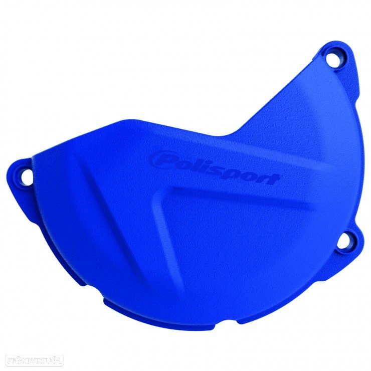 protetor tampa de embraiagem polisport azul yamaha yz 450f - 1