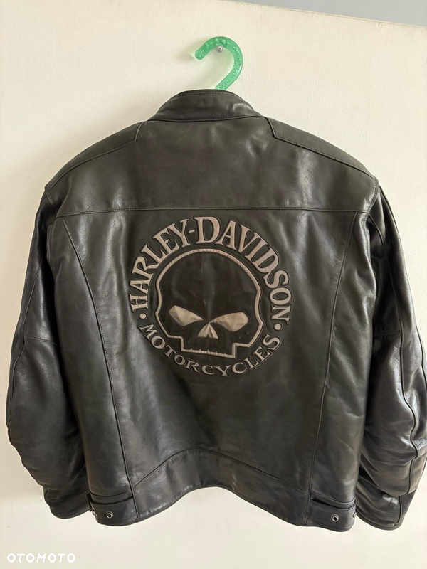 Harley Davidson Reflective Skull kurtka z bawolej skóry