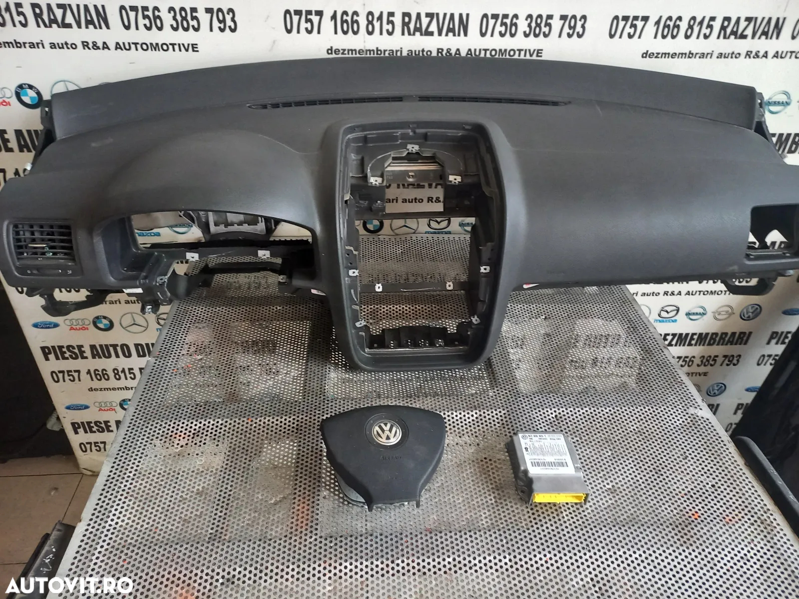 Plansa Bord Kit Airbag Vw Golf 5 Combi Break Variant Jetta Volan Stanga Europa Motor 1.4 Tsi CAX Cu - 3